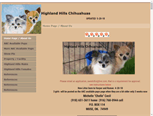 Tablet Screenshot of hhcchis.com